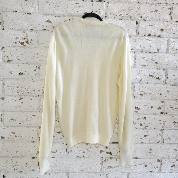 Vintage Grand Slam Cream Cardigan Made in USA Size Large - Picture 2 of 15